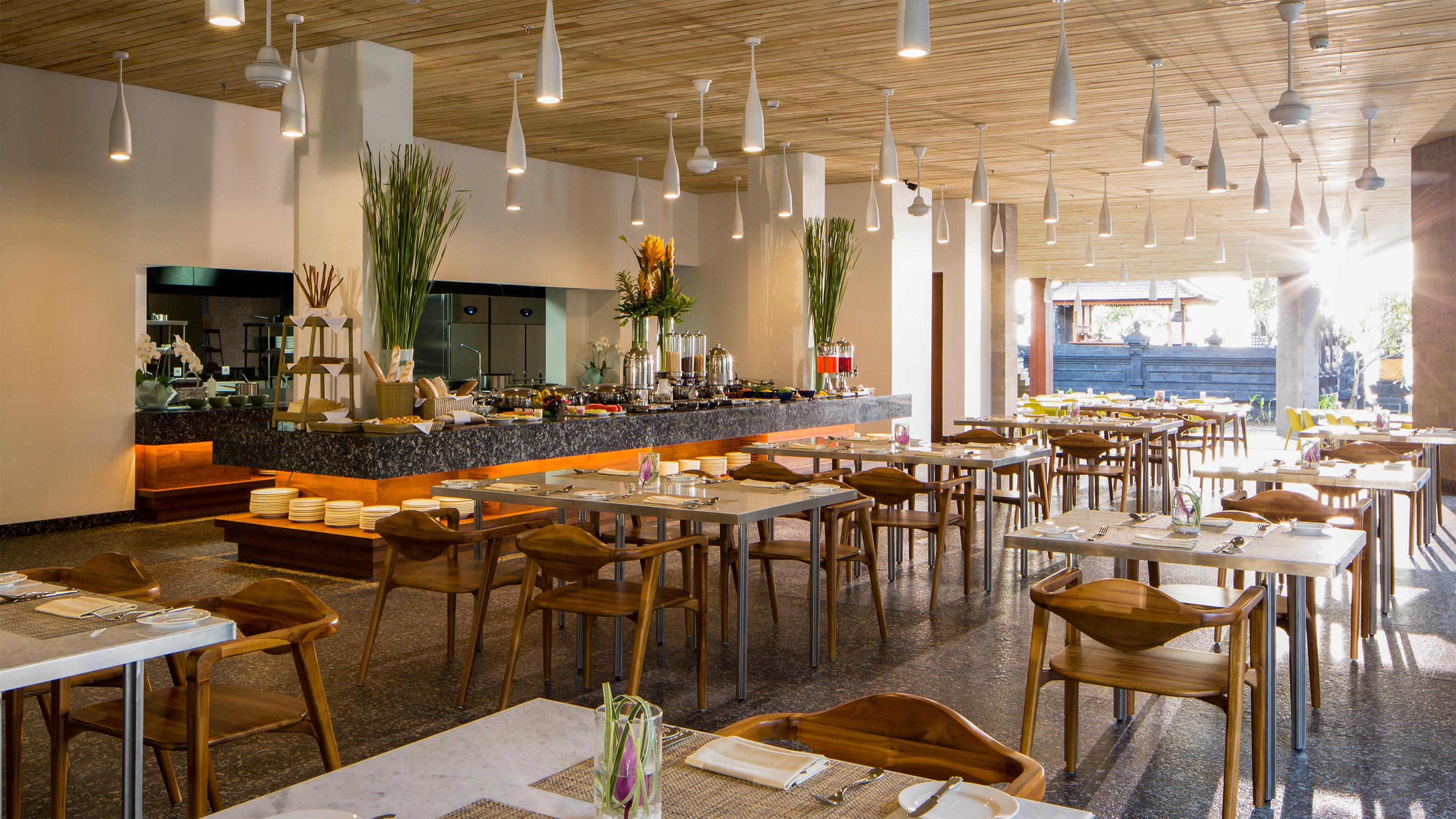 Maya Sanur Resort & Spa Екстер'єр фото The restaurant